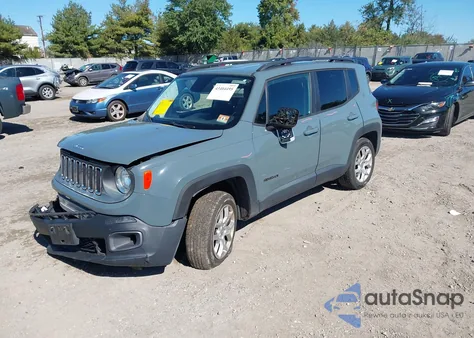 2017 Jeep Renegade Latitude 4X4 из США, поврежденный, VIN ZACCJBBB2HPE62943
